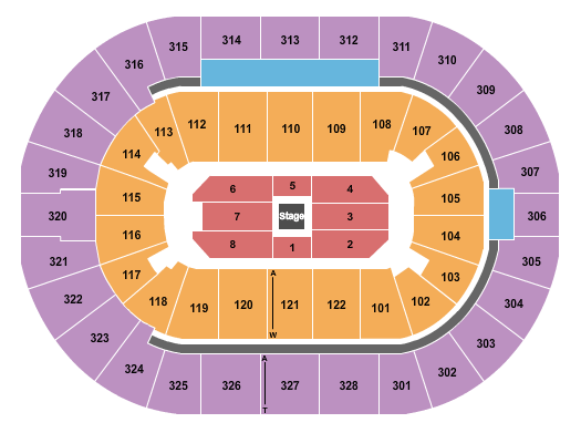BOK Center Shane Gillis Seating Chart